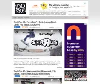 Idosk8.com(Deskorolka i Skatevideos) Screenshot