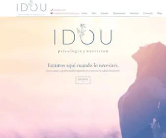 Idoupsicologia.com(⭐ Idou Psicología y Nutrición) Screenshot