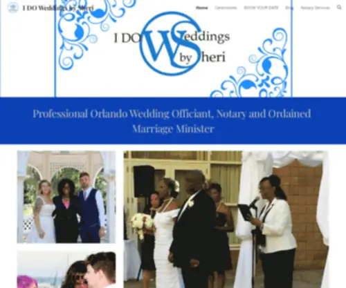 Idowedbysheri.com(I DO Weddings by Sheri) Screenshot