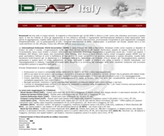 Idpaitaly.com(IDPA Italy) Screenshot