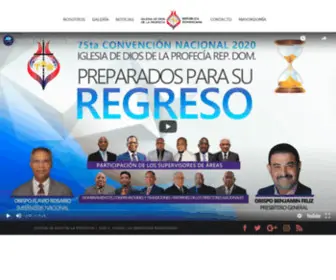 IDPRD.org(Iglesia de Dios de la Profecia) Screenshot