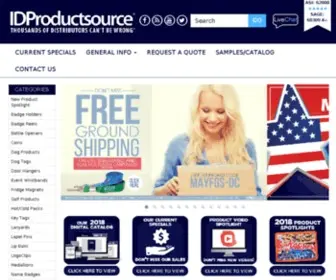 Idproductsource.com(GLOBAL PROMOTIONAL PRODUCT SUPPLIER) Screenshot