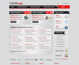 Idrhost.com(Web Hosting Hawkhost Hostgator Murah) Screenshot