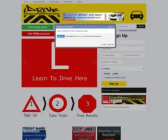 Idrive.co.zw(Online Driving Practice Test Centre) Screenshot