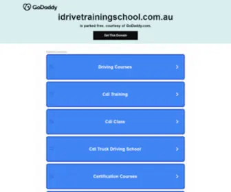 Idrivetrainingschool.com.au(Idrivetrainingschool) Screenshot