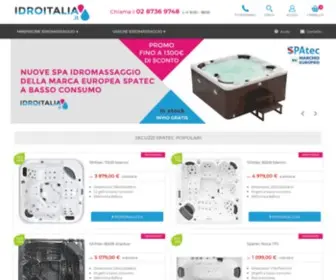 Idroitalia.it(Jacuzzi Spatec) Screenshot