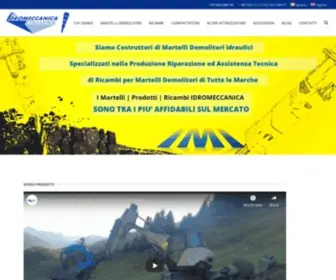 Idromeccanica.com(Martelli Demolitori Idraulici) Screenshot