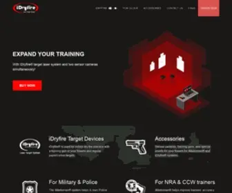 Idryfire.com(IDryfire Laser Target System for Practicing at Home) Screenshot