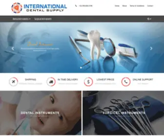 IDS-Dental.com(International Dental Supply) Screenshot
