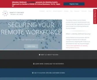Idsalliance.org(Bringing Identity) Screenshot