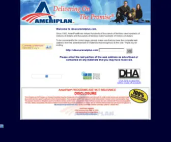 Idsecurenetplus.com(AmeriPlan®) Screenshot