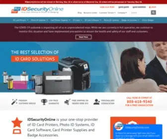 Idsecurityonline.com(ID Card Printers) Screenshot