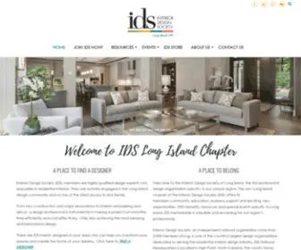 Idslongisland.org(The Interior Design Society of Long Island) Screenshot