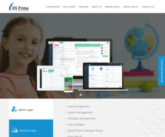 Idsprime.com(School Management Software System Provider) Screenshot