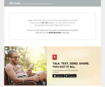 Idtcalls.com(Add more credibility to your site) Screenshot