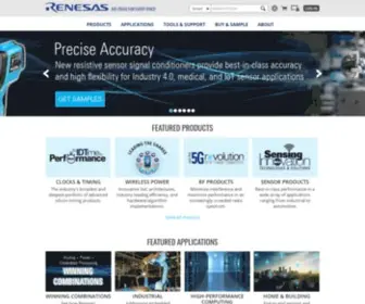 IDT.com(Renesas Electronics Corporation) Screenshot