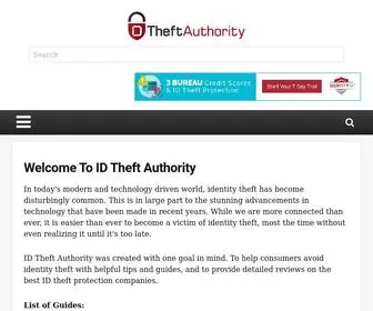 Idtheftauthority.info(ID Theft Authority) Screenshot