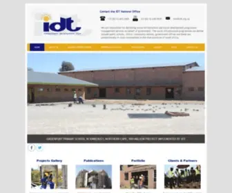 IDT.org.za(Independent Development Trust) Screenshot