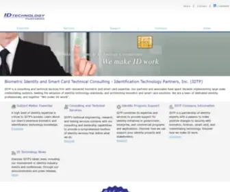 IDTP.com(Biometrics, Forensics, Smart Cards) Screenshot