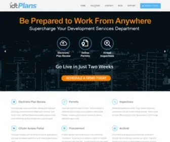 Idtplans.com(Electronic Plan Review Software for Government) Screenshot