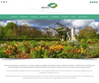 Idverde.com(Entreprise paysagiste leader européen du paysage) Screenshot