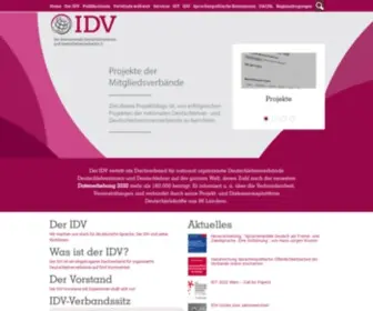 Idvnetz.org(Der Internationale Deutschlehrerinnen) Screenshot