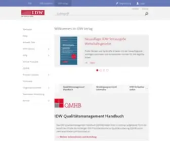 IDW-Verlag.de(IDW Verlag) Screenshot
