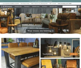 Idwonen.nl(Industriële en landelijke woonwinkel uit Groningen I.D) Screenshot