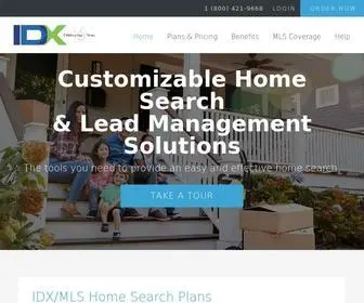 Idxbroker.com(Multiple Listing Service Search Tools for Realtors and Real Estate Websites) Screenshot