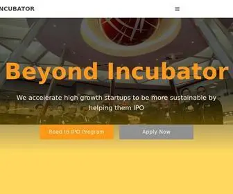 Idxincubator.com(Grow Accelerate Sustain) Screenshot