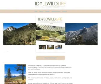 Idyilm.com(Idyllwild Life Magazine) Screenshot