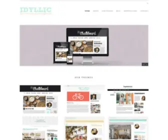 Idyllicthemes.com(Beautiful WordPress Themes) Screenshot