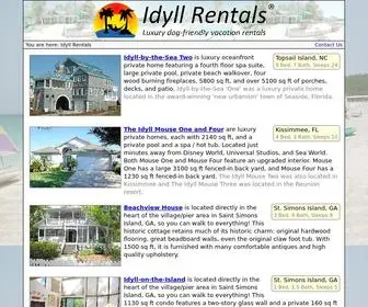 Idyllrentals.com(Idyll Rentals) Screenshot