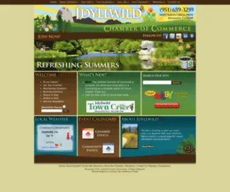 Idyllwildchamber.com(The Idyllwild Chamber of Commerce) Screenshot