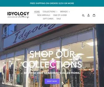 Idyology.com(Trendy Women's Clothing and Apparel) Screenshot