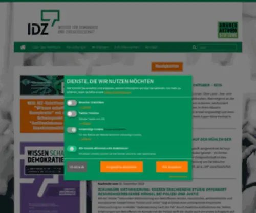 IDZ-Jena.de(IDZ Jena) Screenshot