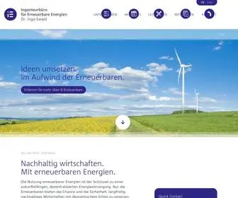 IE-Erneuerbare.de(Startseite) Screenshot