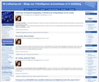 IE-Lobbying.net(Hébergement) Screenshot