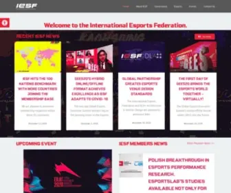IE-SF.org(International Esports Federation) Screenshot