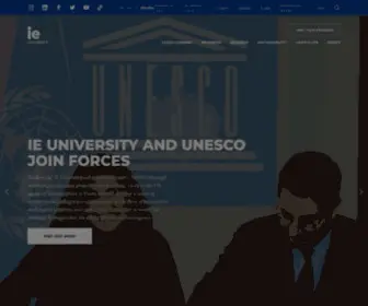 IE.edu(Fostering positive change through education) Screenshot