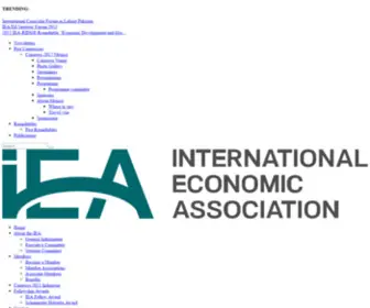 Iea-World.org(International Economic Association) Screenshot