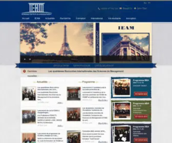 Ieam-Paris.fr(L'Institut des Études d'Administration et de Management (IEAM)) Screenshot