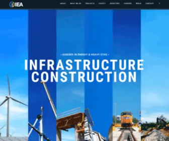 Iea.net(IEA Infrastructure Construction) Screenshot