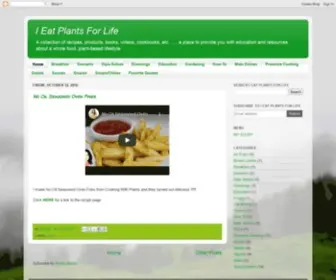 Ieatplantsforlife.com(I Eat Plants For Life) Screenshot