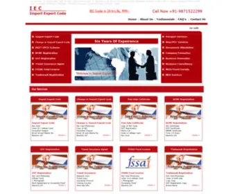 Iec-Code.in(IEC Code) Screenshot