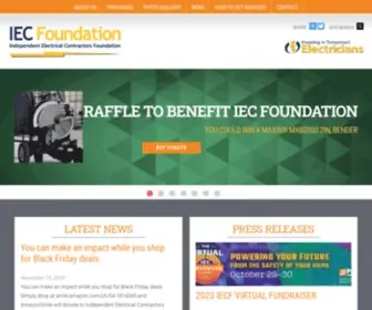 Iec-Foundation.org(The Independent Electrical Contractors Foundation) Screenshot