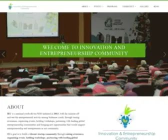 Iec-SU.org(Innovation and entrepreneurship community) Screenshot