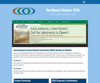 Ieca-Nechapter.org(Northeast International Erosion Control Assn) Screenshot