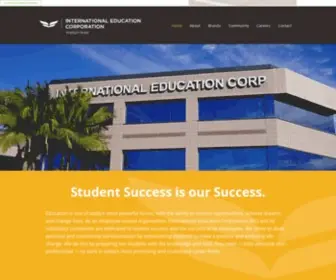 Ieccolleges.com(International Education Corporation) Screenshot