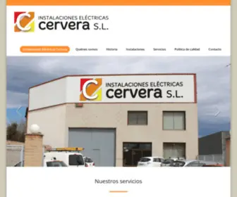 Iecervera.com(Instalaciones Eléctricas Cervera) Screenshot